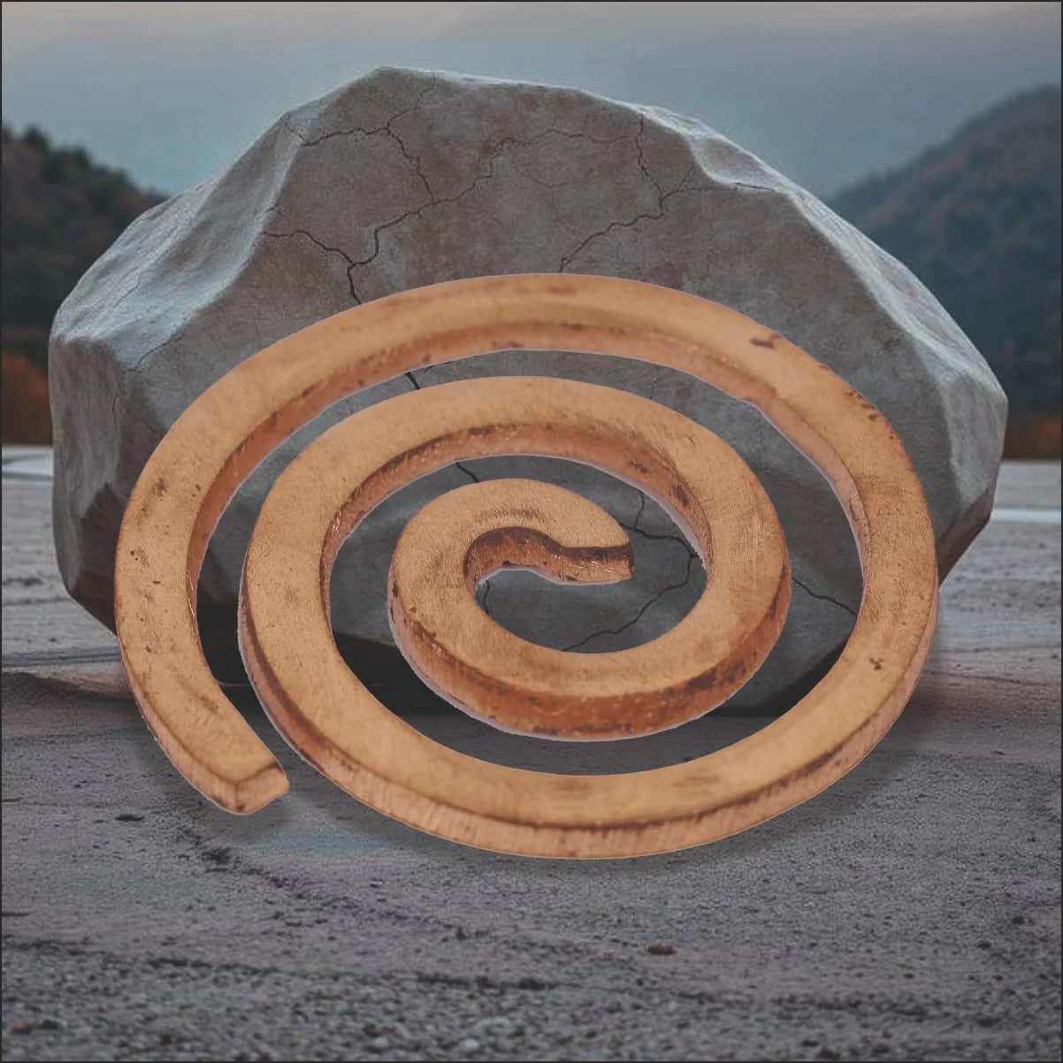 Brass Chokurei Bobina Vastu Helix