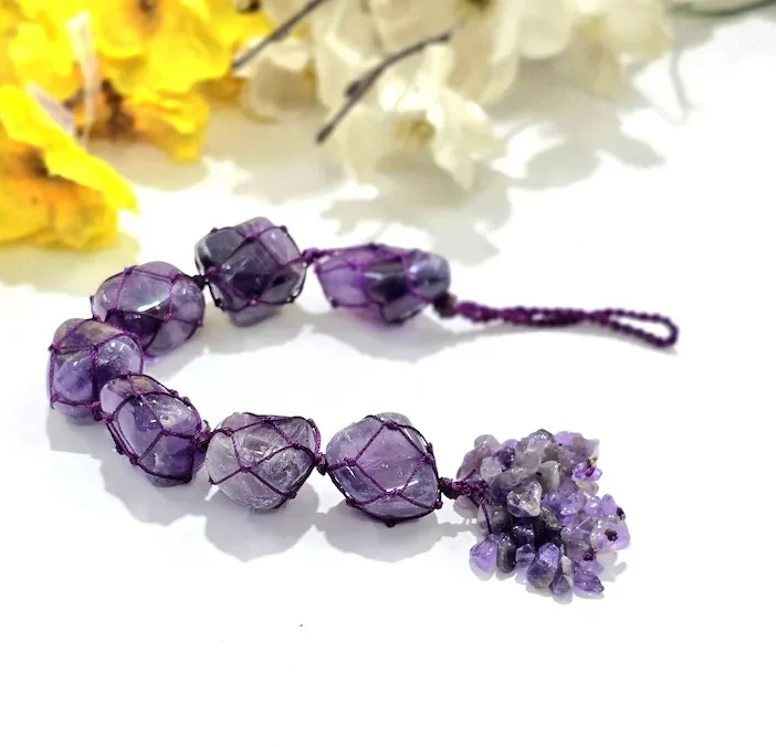 Natural Amethyst Stone Hanging
