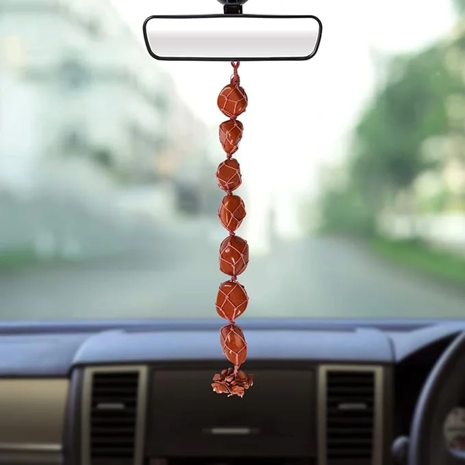 NATURAL RED JASPER STONE HANGING