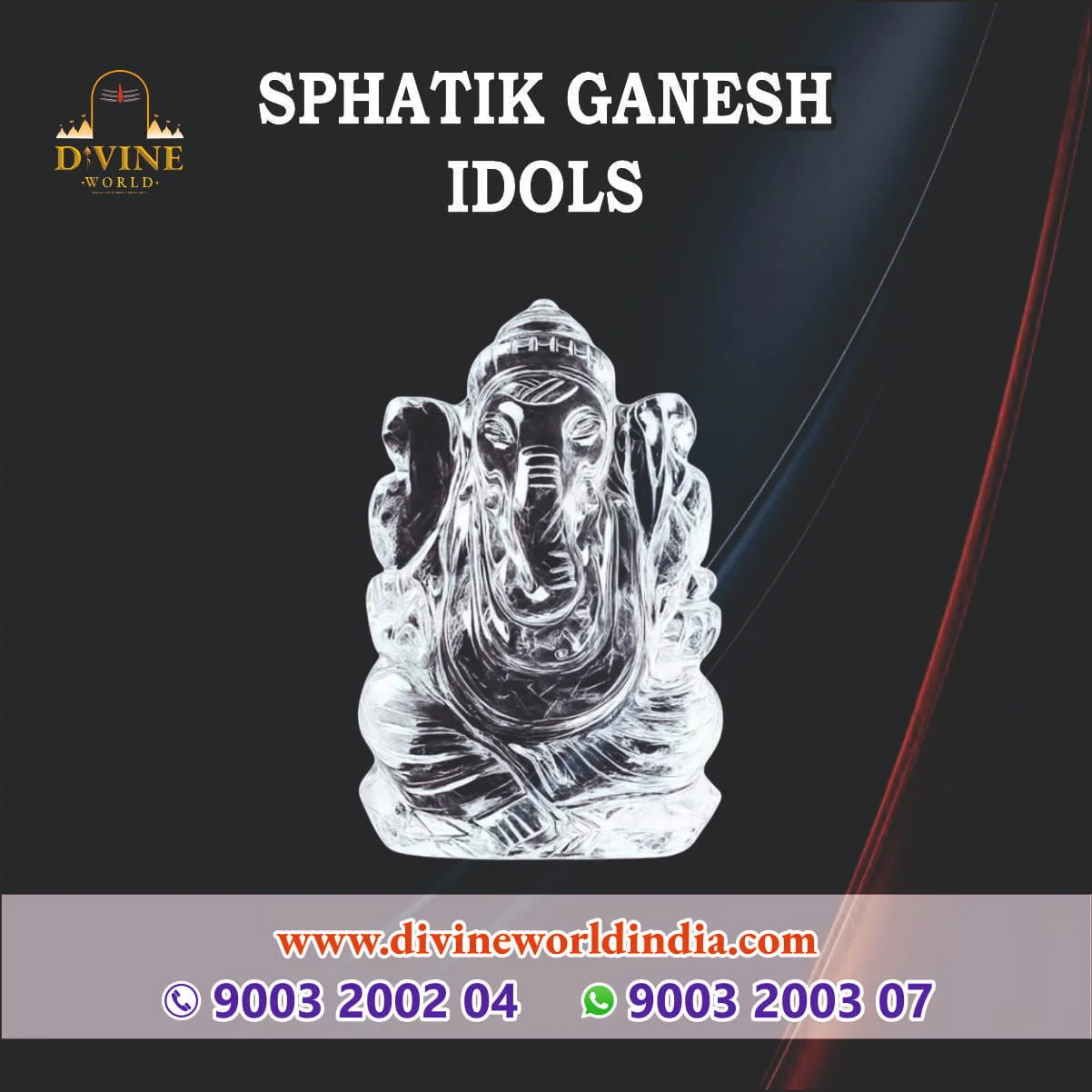 Sphatik Ganesh Idols