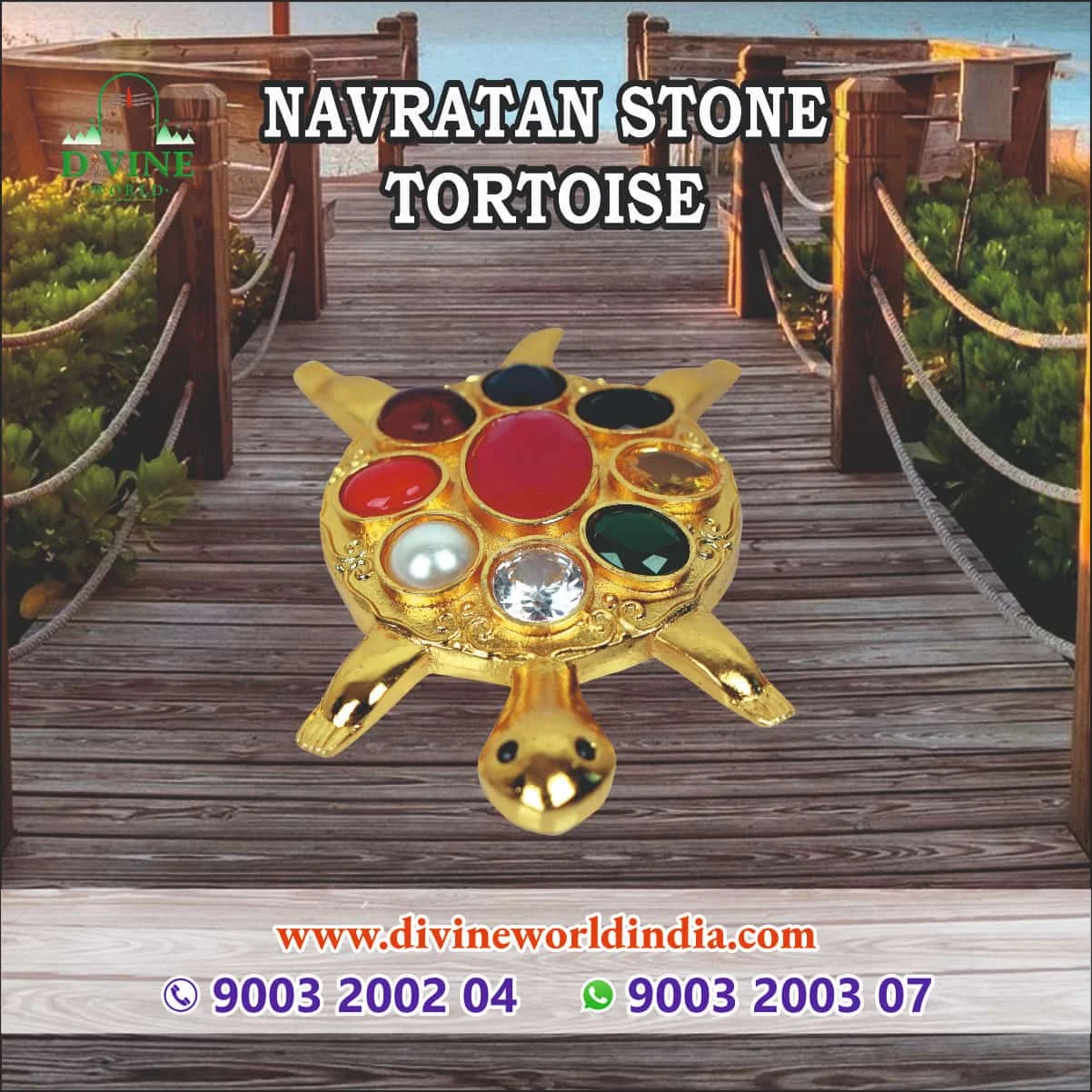 NAVRATAN STONE TORTOISE 