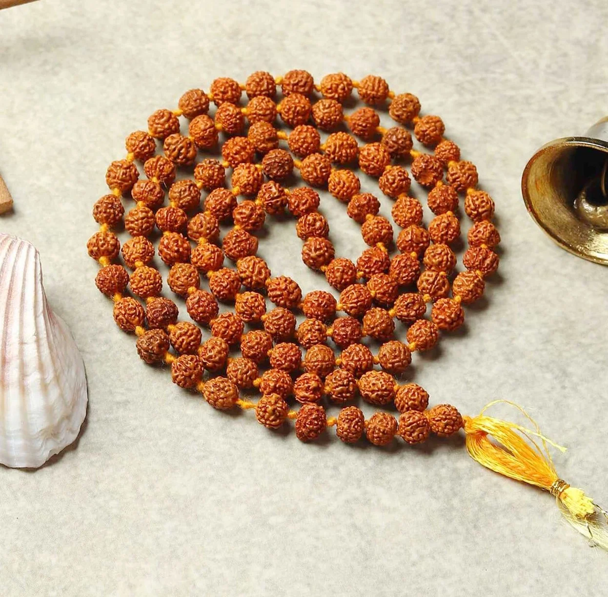 RUDRAKSHA MALAI 8MM PLAIN 
