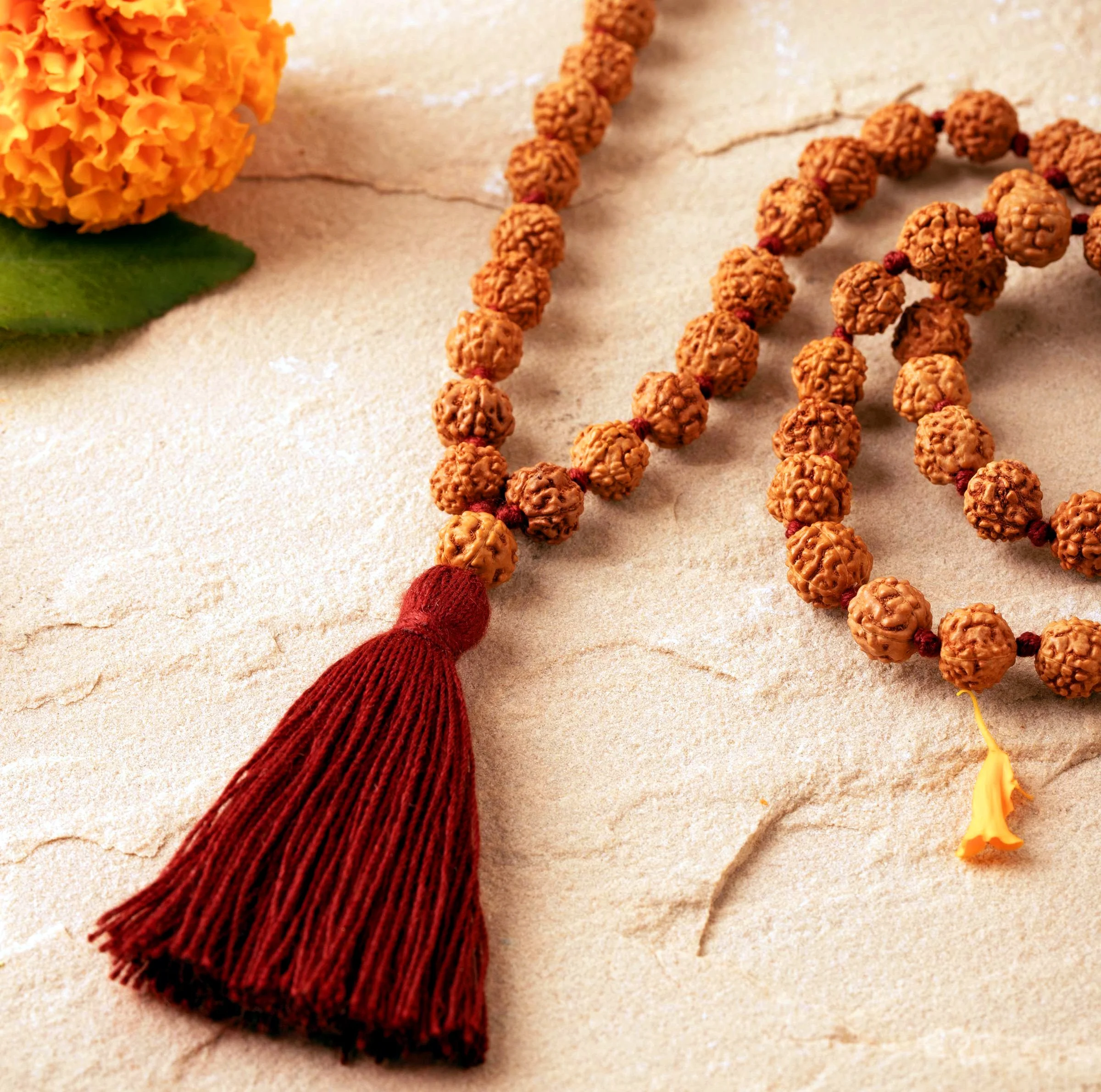 RUDRAKSHA MALAI 8MM PLAIN 