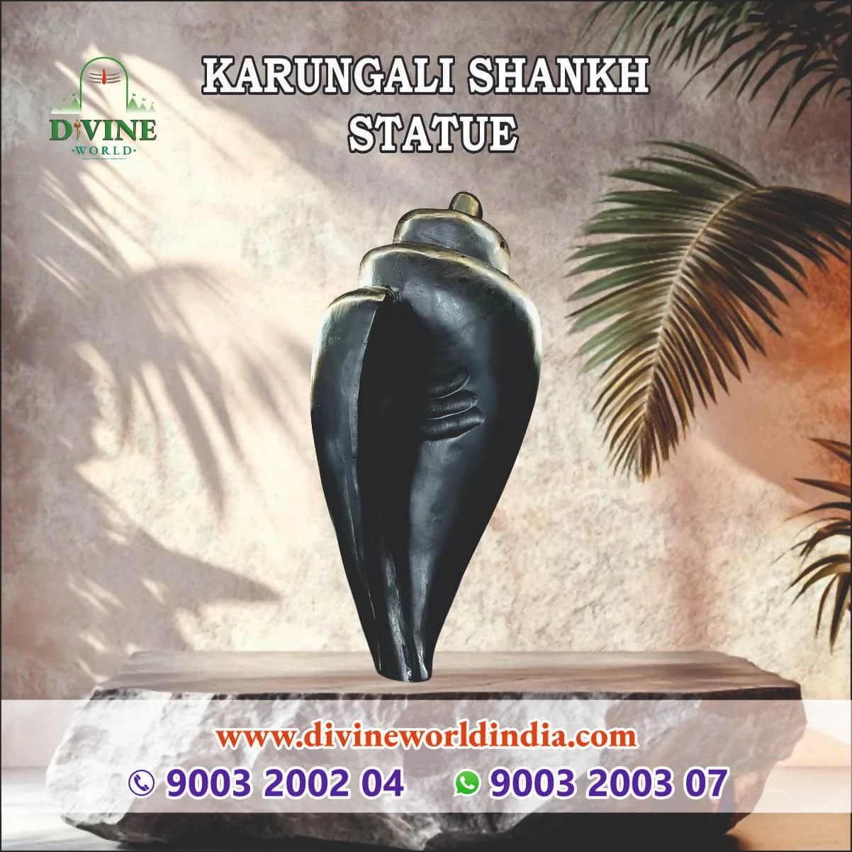 KARUNGALI SHANKH STATUE