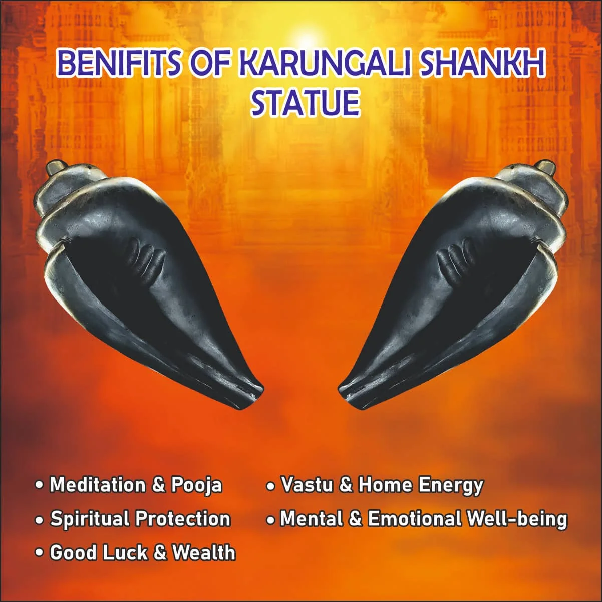 KARUNGALI SHANKH STATUE