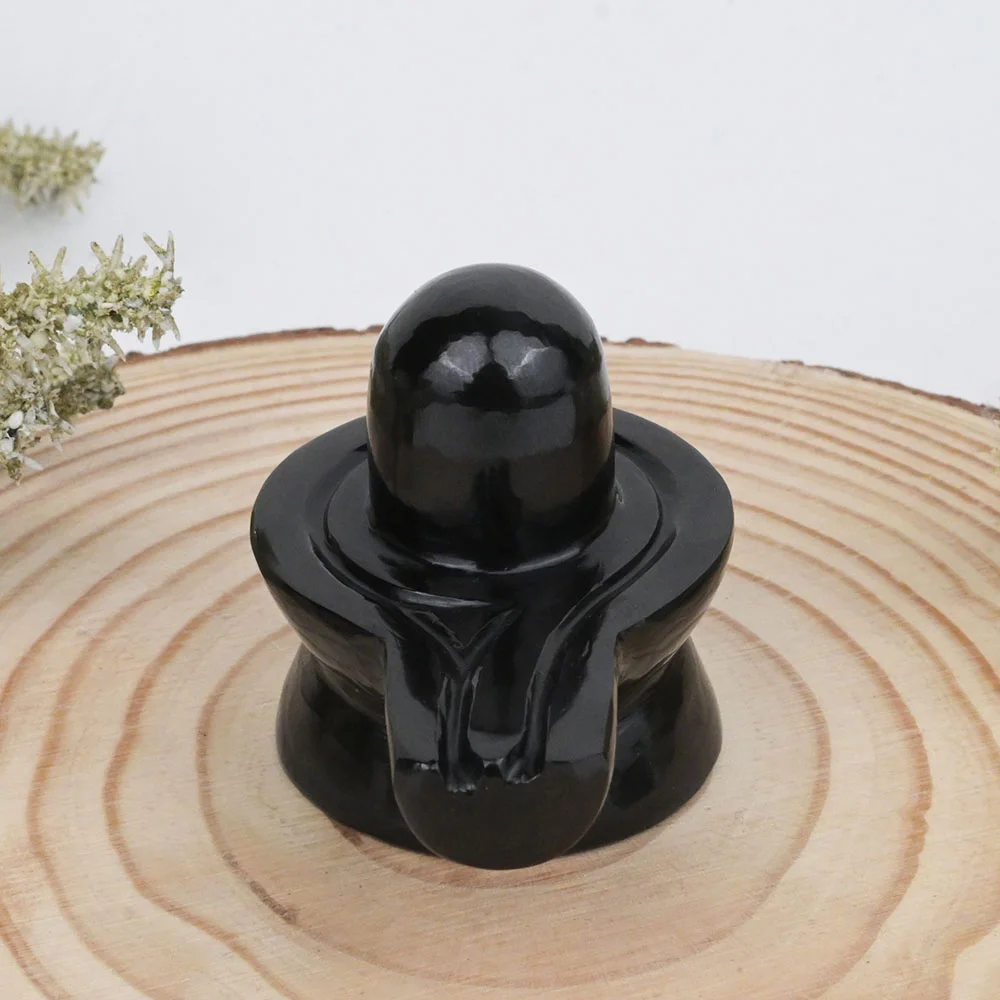 Back Agate Shivling