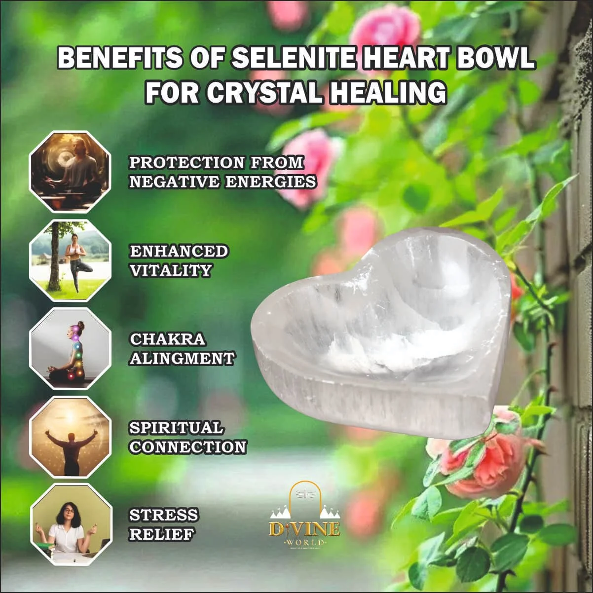 SELENITE HEART BOWL