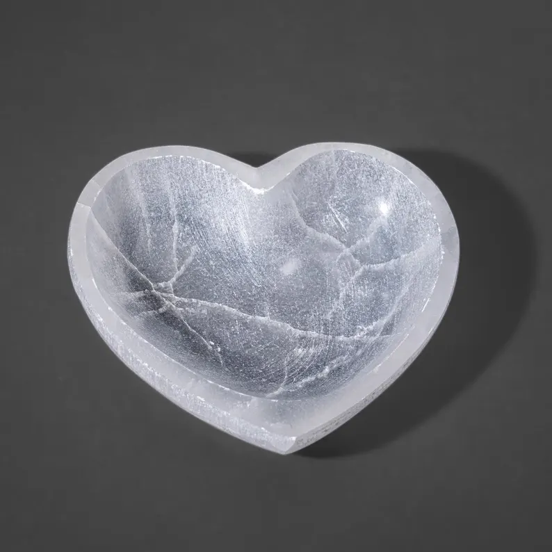 SELENITE HEART BOWL