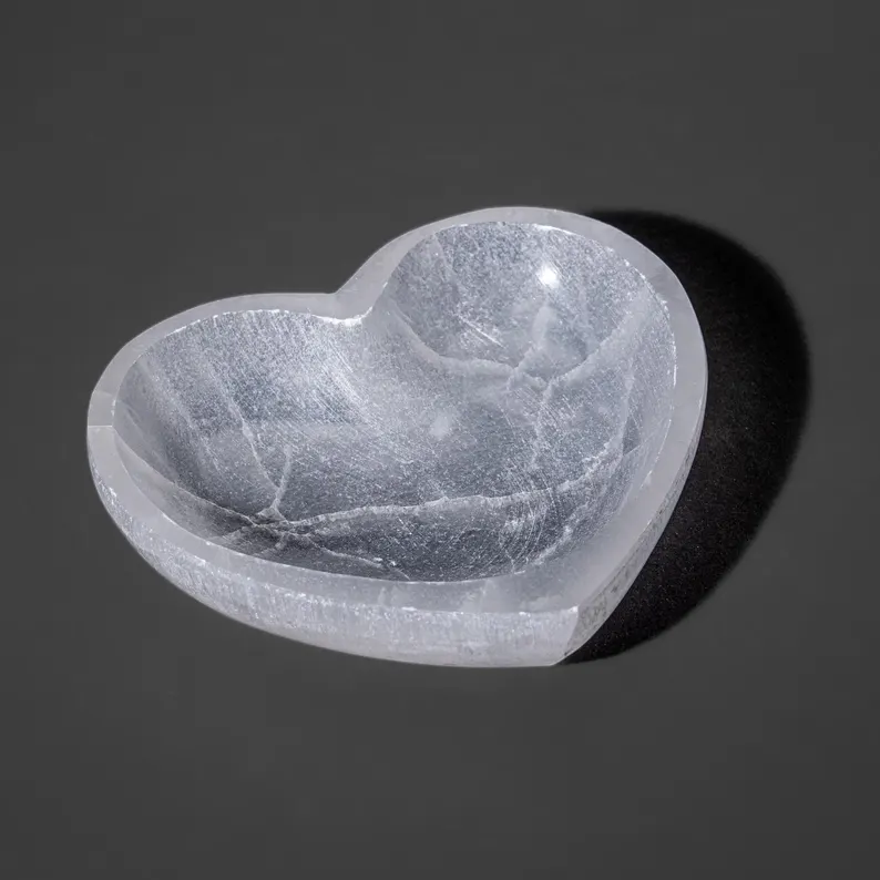 SELENITE HEART BOWL