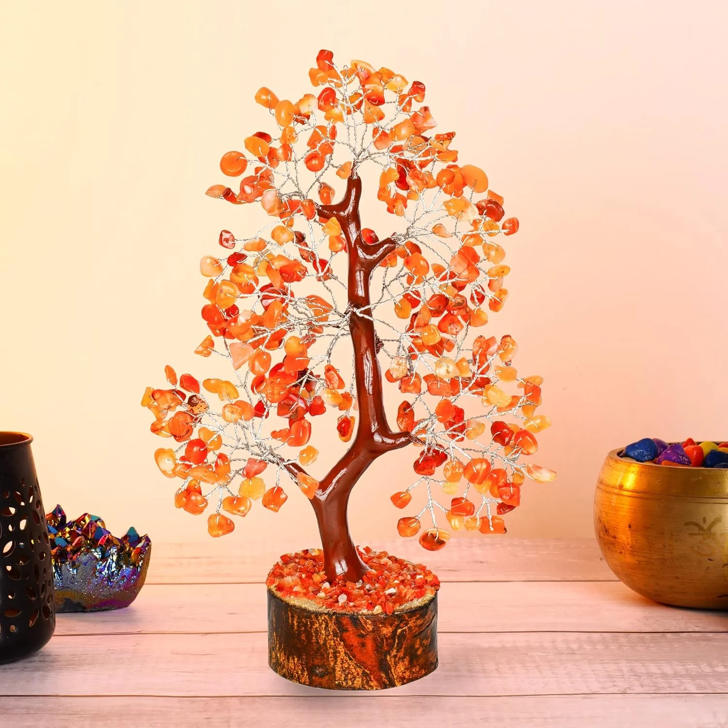 RED CARNELIAN CRYSTAL TREE