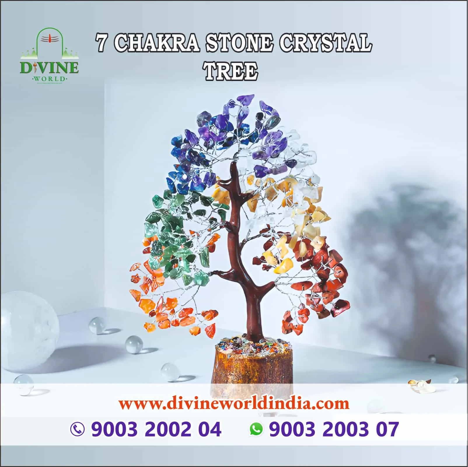 7 Chakra Crystal Tree