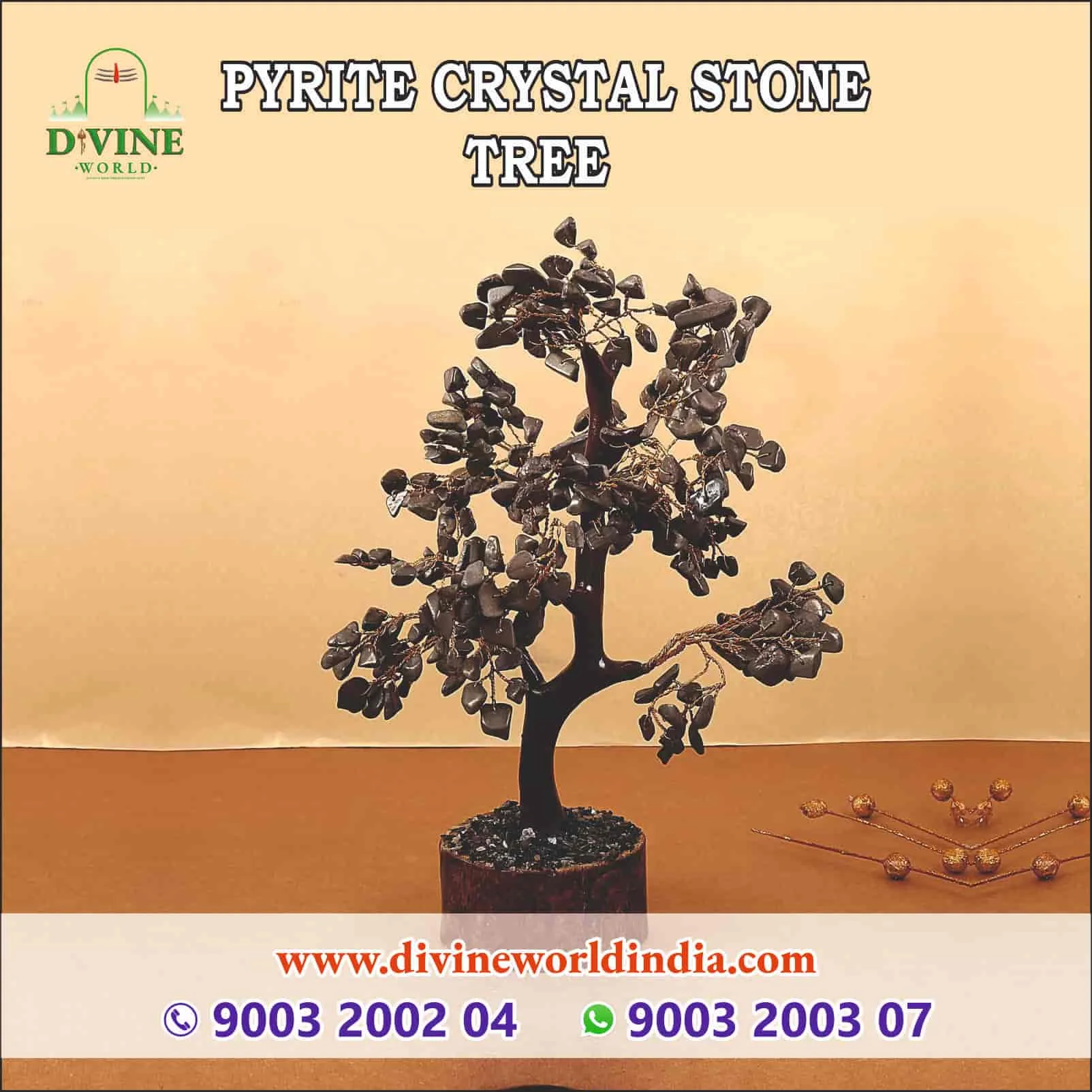 PYRITE CRYSTAL STONE TREE