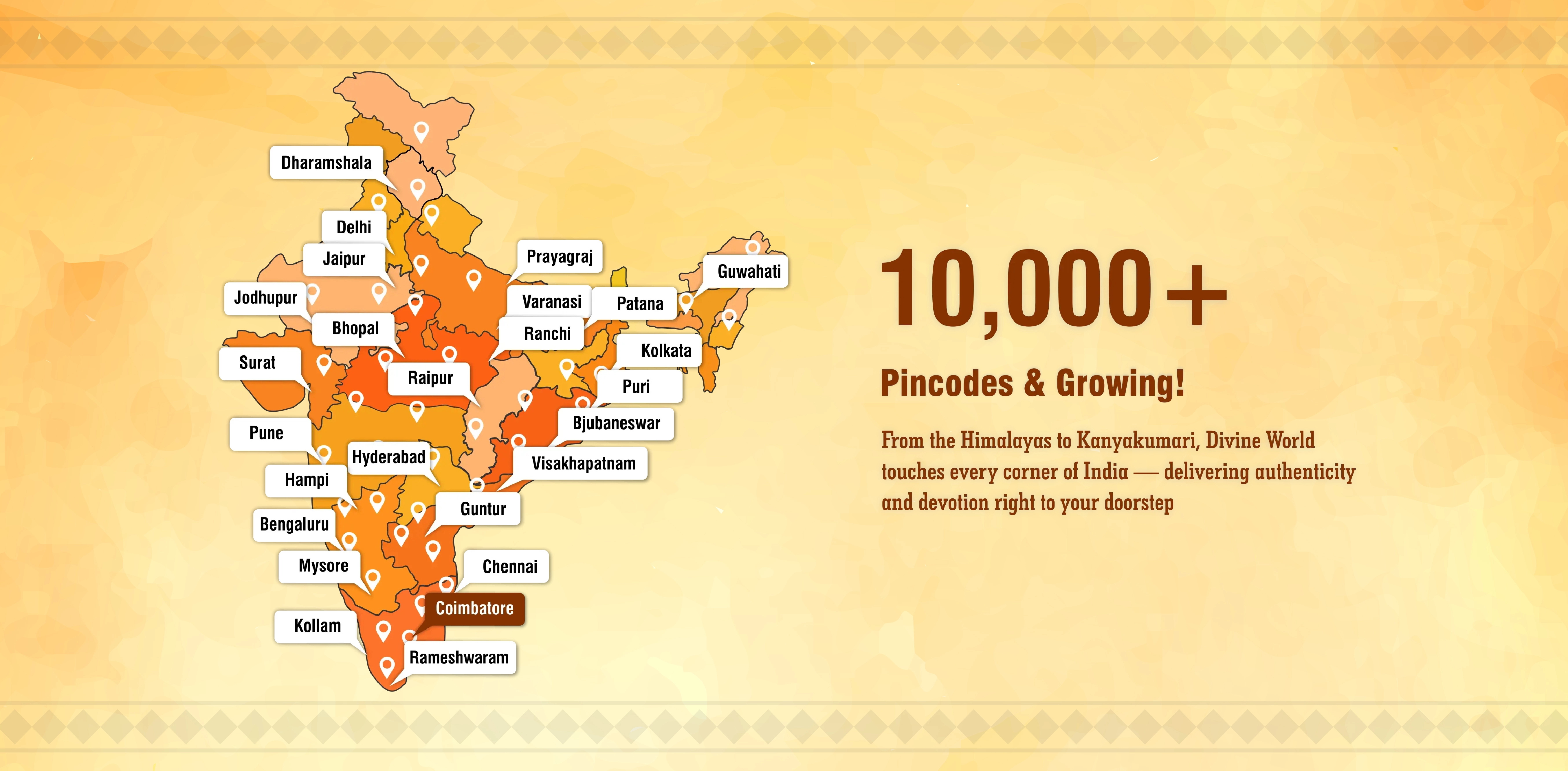 Divine World India Coverage